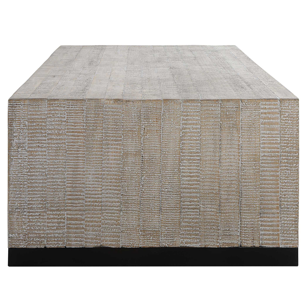 Bosk White Washed Coffee Table - Ornate Home