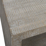 Bosk White Washed Coffee Table - Ornate Home
