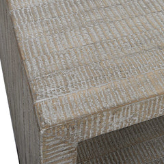 Bosk White Washed Coffee Table - Ornate Home