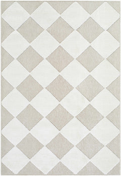 Bosley Beige Washable Area Rug - Ornate Home