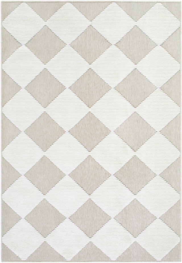 Bosley Beige Washable Area Rug - Ornate Home