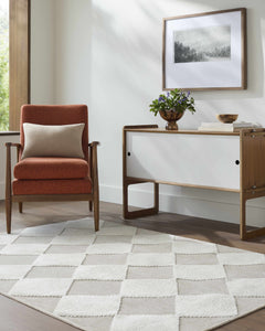 Bosley Beige Washable Area Rug - Ornate Home