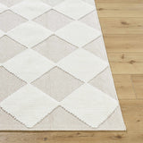 Bosley Beige Washable Area Rug - Ornate Home