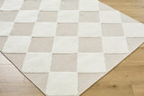 Bosley Beige Washable Area Rug - Ornate Home