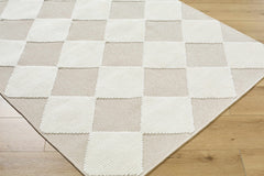 Bosley Beige Washable Area Rug - Ornate Home