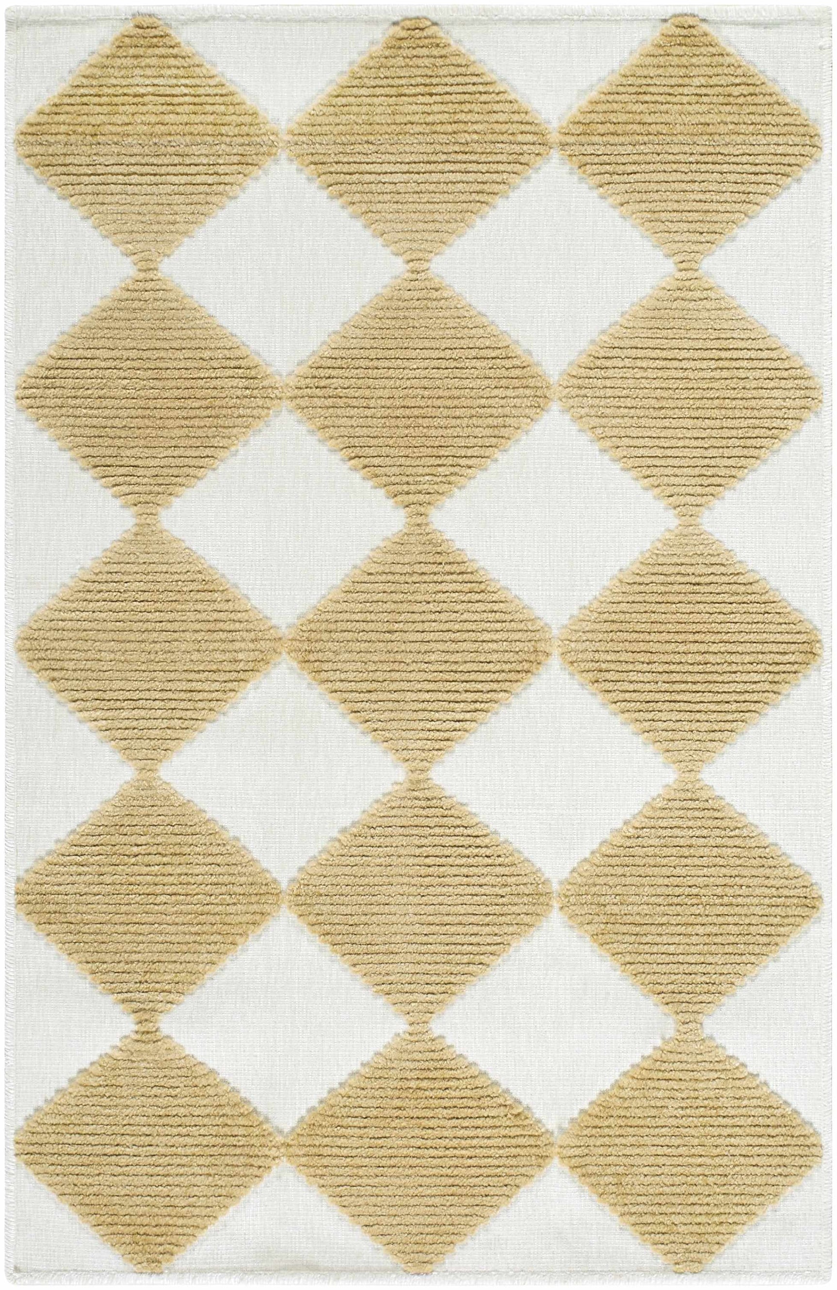 Bosley White Washable Area Rug - Ornate Home