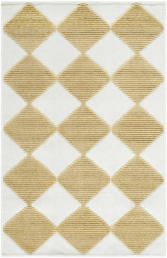 Bosley White Washable Area Rug - Ornate Home
