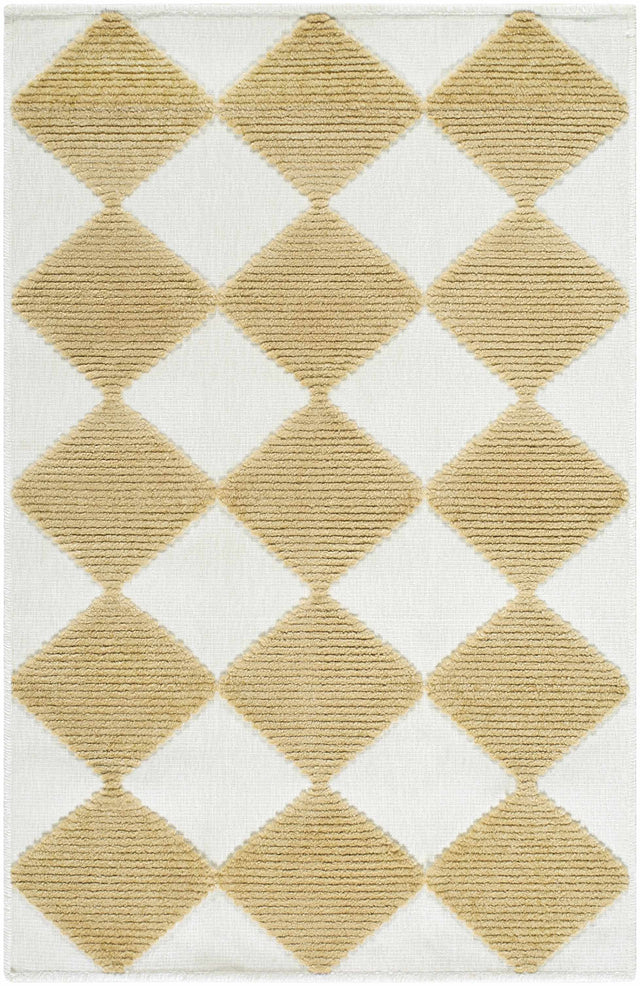 Bosley White Washable Area Rug - Ornate Home