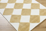 Bosley White Washable Area Rug - Ornate Home