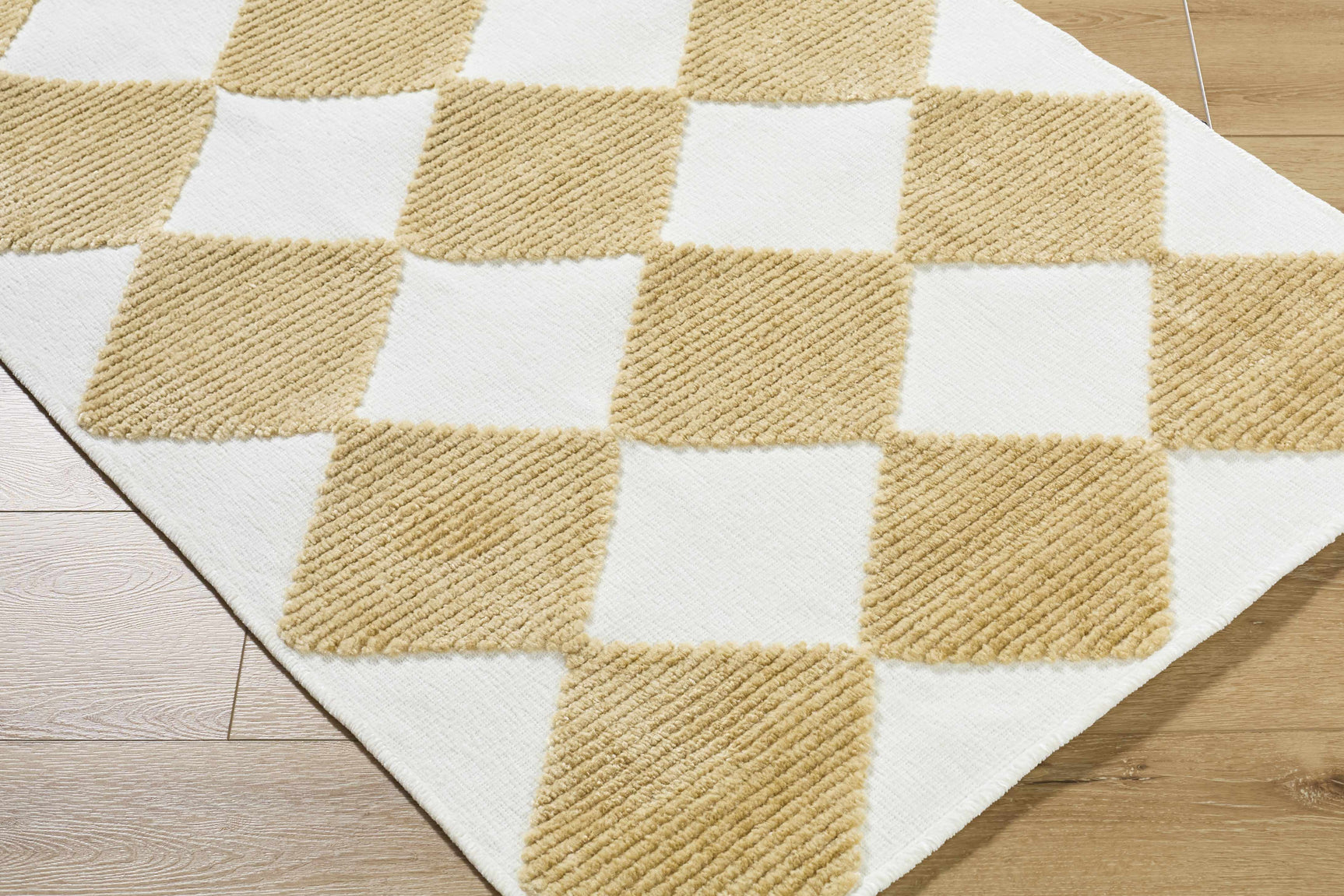 Bosley White Washable Area Rug - Ornate Home