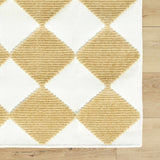Bosley White Washable Area Rug - Ornate Home