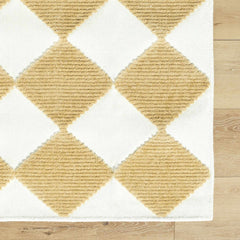 Bosley White Washable Area Rug - Ornate Home