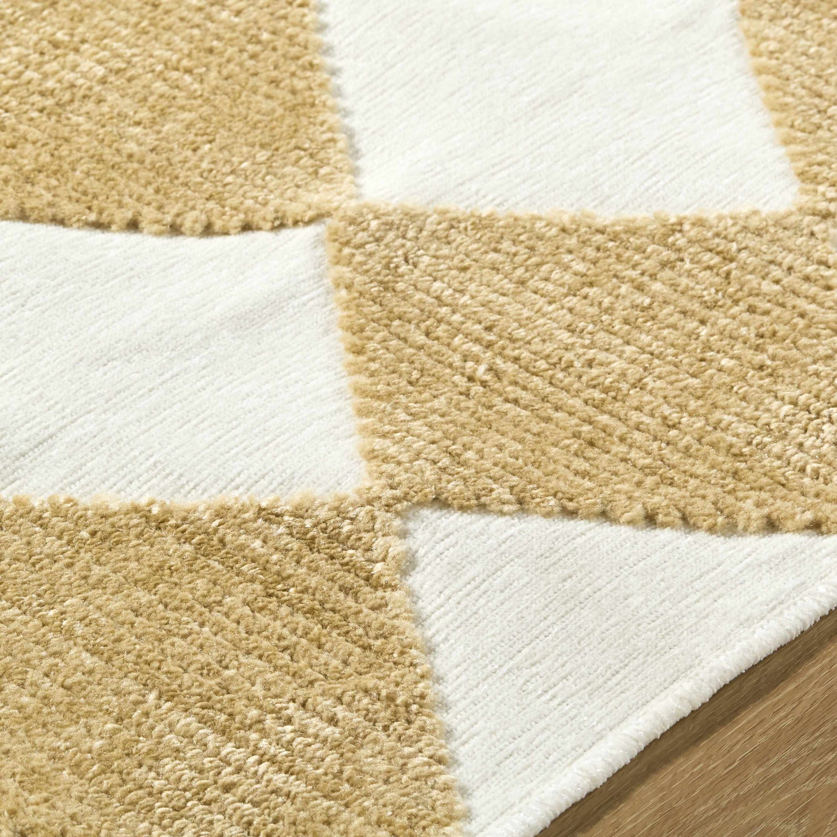 Bosley White Washable Area Rug - Ornate Home