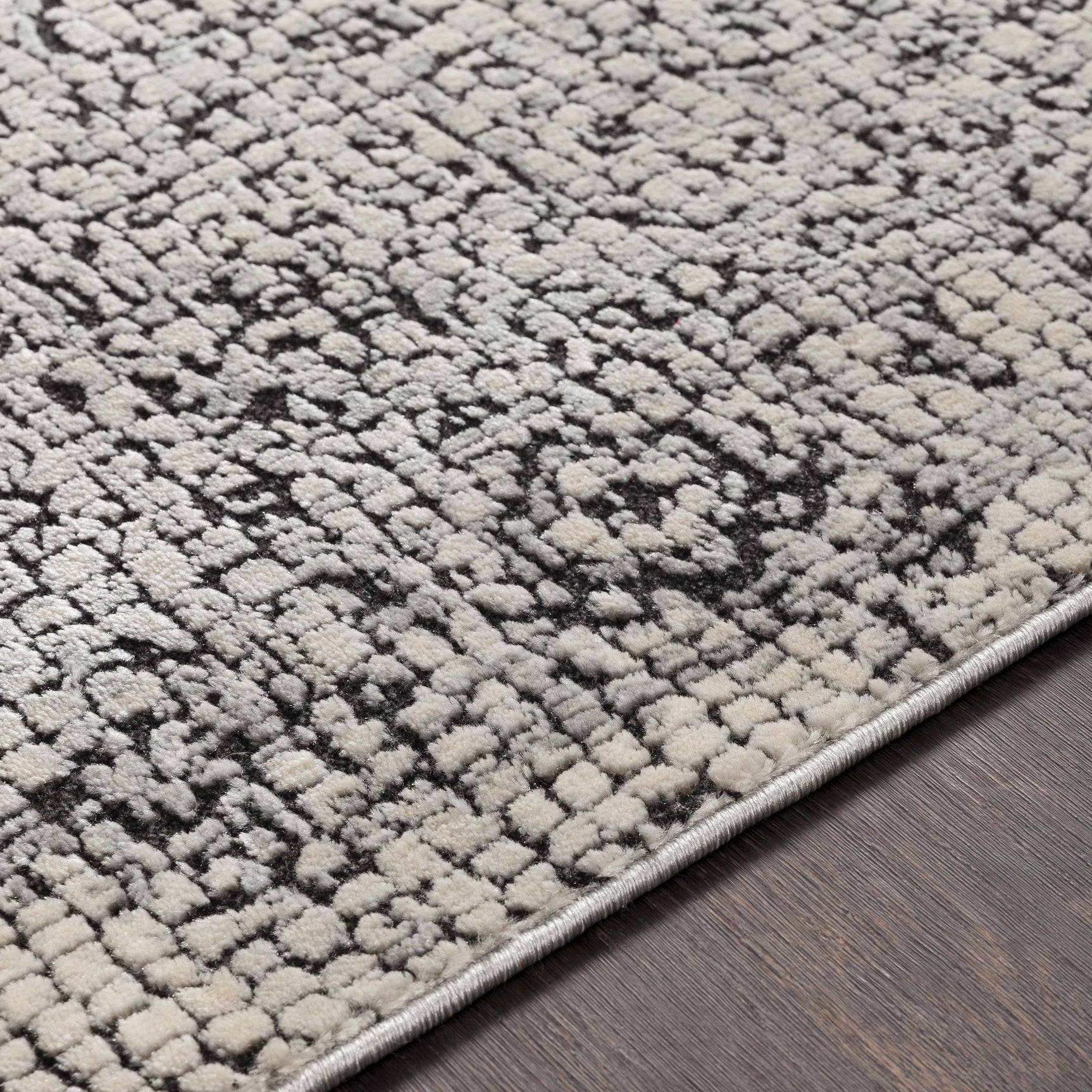Bosphorus Black Mosaic Rug - Clearance - Ornate Home