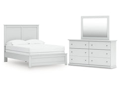 Bostwick Shoals Full Panel Bed, Dresser and Mirror - Ornate Home