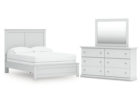 Bostwick Shoals Full Panel Bed, Dresser and Mirror - Ornate Home