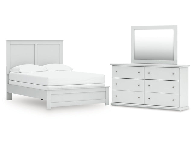 Bostwick Shoals Full Panel Bed, Dresser and Mirror - Ornate Home