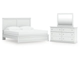 Bostwick Shoals King Panel Bed, Dresser and Mirror (Online Special Price) - Ornate Home