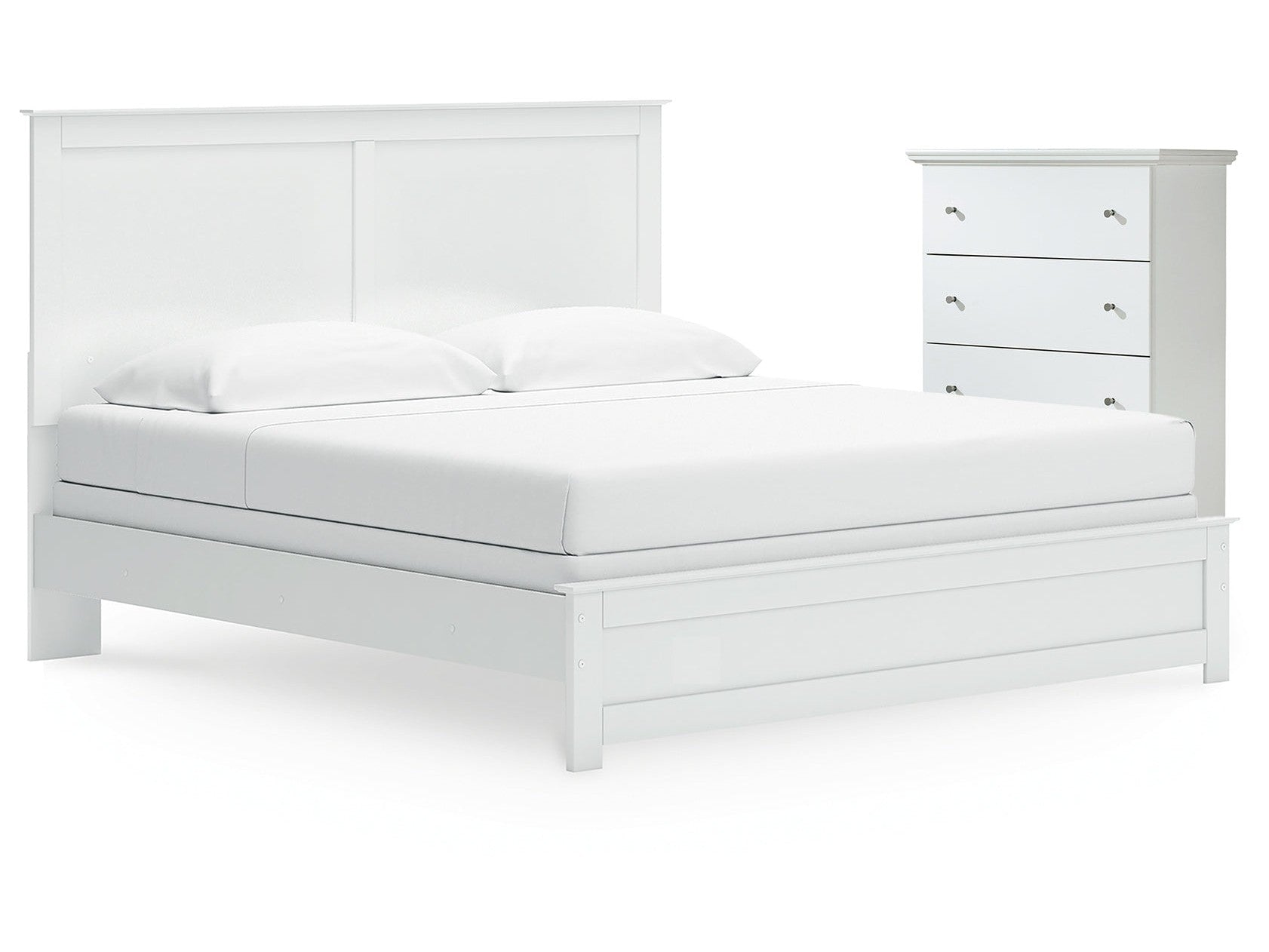 Bostwick Shoals King Panel Bed and Chest - Ornate Home