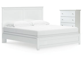 Bostwick Shoals King Panel Bed and Chest - Ornate Home