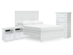 Bostwick Shoals Queen Panel Bed, Chest and 2 Nightstands - Ornate Home
