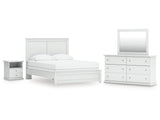 Bostwick Shoals Queen Panel Bed, Dresser, Mirror and Nightstand (Online Special Price) - Ornate Home