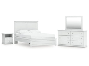 Bostwick Shoals Queen Panel Bed, Dresser, Mirror and Nightstand (Online Special Price) - Ornate Home