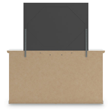 Bostwick Shoals Queen Panel Bed, Dresser and Mirror - Ornate Home