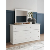 Bostwick Shoals White Bedroom Mirror B139-35 - Ornate Home