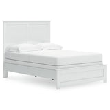 Bostwick Shoals White Full Panel Bed, Dresser, Mirror, Chest, and Nightstand - Ornate Home