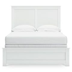 Bostwick Shoals White Full Panel Bed, Dresser, Mirror, Chest, and Nightstand - Ornate Home