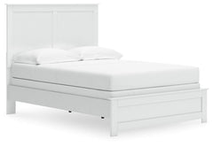 Bostwick Shoals White Full Panel Bed, Dresser and Mirror - Ornate Home