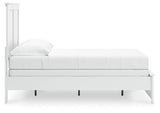 Bostwick Shoals White Full Panel Bed, Dresser and Mirror - Ornate Home