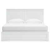 Bostwick Shoals White King Panel Bed, Dresser, Mirror, Chest and 2 Nightstands (Online Special Price) - Ornate Home