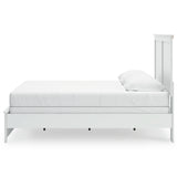 Bostwick Shoals White King Panel Bed, Dresser, Mirror, Chest and 2 Nightstands (Online Special Price) - Ornate Home