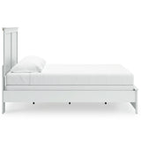 Bostwick Shoals White King Panel Bed, Dresser, Mirror, Chest and 2 Nightstands (Online Special Price) - Ornate Home