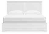 Bostwick Shoals White King Panel Bed (Online Special Price) - Ornate Home