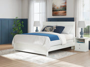 Bostwick Shoals White King Panel Bed - Ornate Home