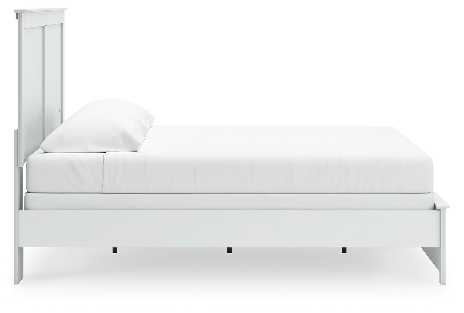 Bostwick Shoals White King Panel Bed - Ornate Home