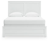 Bostwick Shoals White Queen Panel Bed, Dresser and Mirror (Online Special Price) - Ornate Home