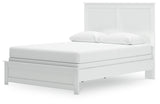 Bostwick Shoals White Queen Panel Bed, Dresser and Mirror - Ornate Home