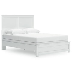 Bostwick Shoals Queen Panel Bed with Mirrored Dresser, Chest and 2 Nightstands (Online Special Price) - Ornate Home