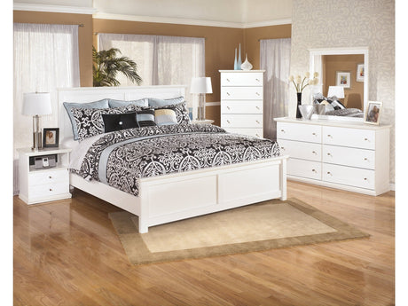 Bostwick Shoals White Six Drawer Dresser - Ornate Home