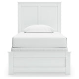Bostwick Shoals White Twin Panel Bed, Chest and Nightstand (Online Special Price) - Ornate Home