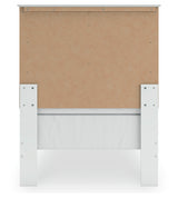 Bostwick Shoals White Twin Panel Bed, Chest and Nightstand - Ornate Home