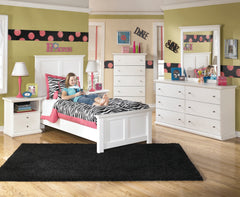 Bostwick Shoals White Twin Panel Bed, Chest and Nightstand (Online Special Price) - Ornate Home