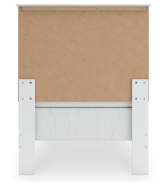 Bostwick Shoals White Twin Panel Bed, Dresser, Mirror and Nightstand - Ornate Home