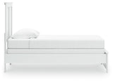 Bostwick Shoals White Twin Panel Youth Bed (Online Special Price) - Ornate Home