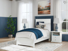Bostwick Shoals White Twin Panel Youth Bed - Ornate Home