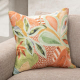 Botanical Reverie Multi 22"x22" Throw Pillow (Set of 2)